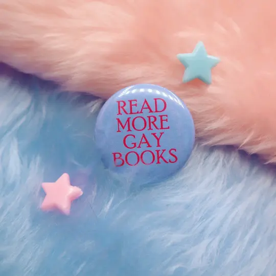 Read More Gay Books Button Badge