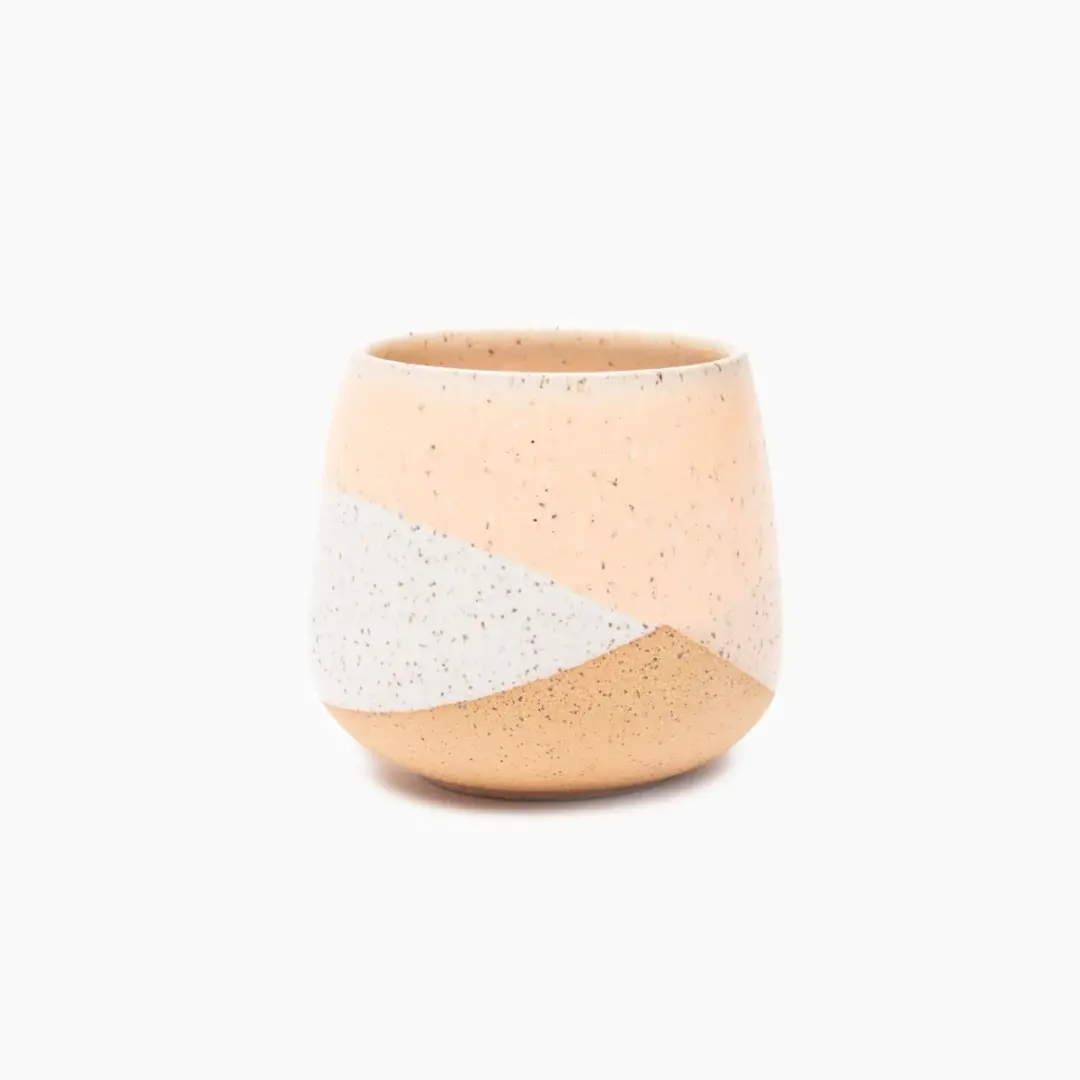 Peach Dipped Tea Cup