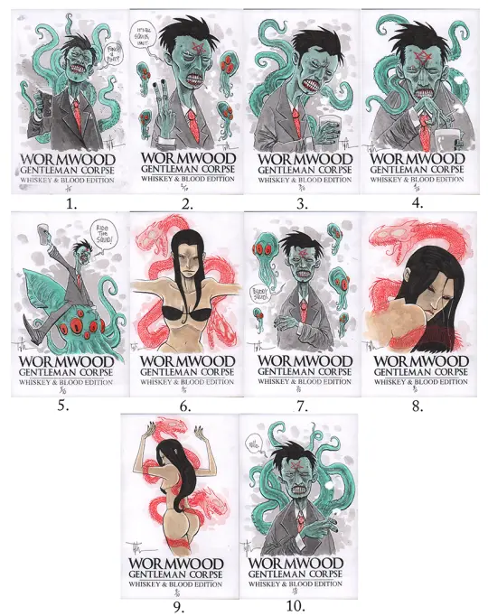 WORMWOOD: WHISKEY & BLOOD ORIGINAL ART EDITION OF 10