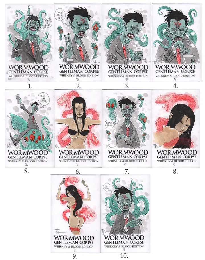 WORMWOOD: WHISKEY & BLOOD ORIGINAL ART EDITION OF 10