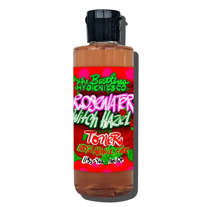 Rosewater X Witch Hazel Facial Toner [100% Alcohol-Free & Oil-Free]