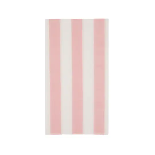 Petal Pink Cabana Stripe Guest Towels Napkins