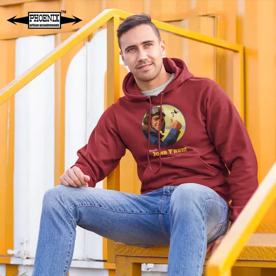 John Frum Hooded Sweatshirt - Killer Style!