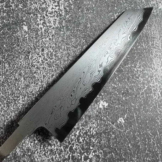 NAKAGAWA X MYOJIN Blue #1 Damascus Kiritsuke Gyuto 210mm (no handle)