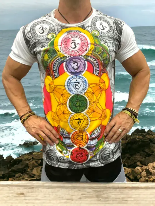 7 chakras men's t-shirt