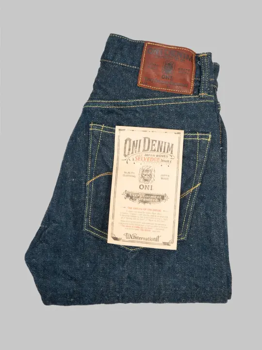 ONI Denim 200ZR-KAB "Secret Denim Kabuki Selvedge" 20oz Wide Straight Jeans