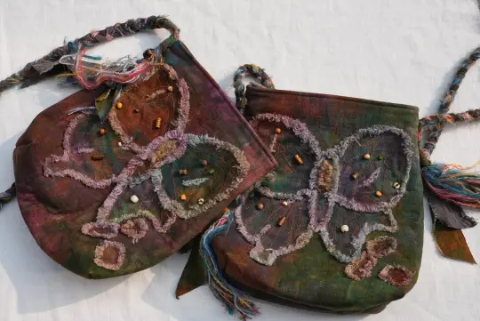 Fallen Leaf Butterfly Crossbody Bag