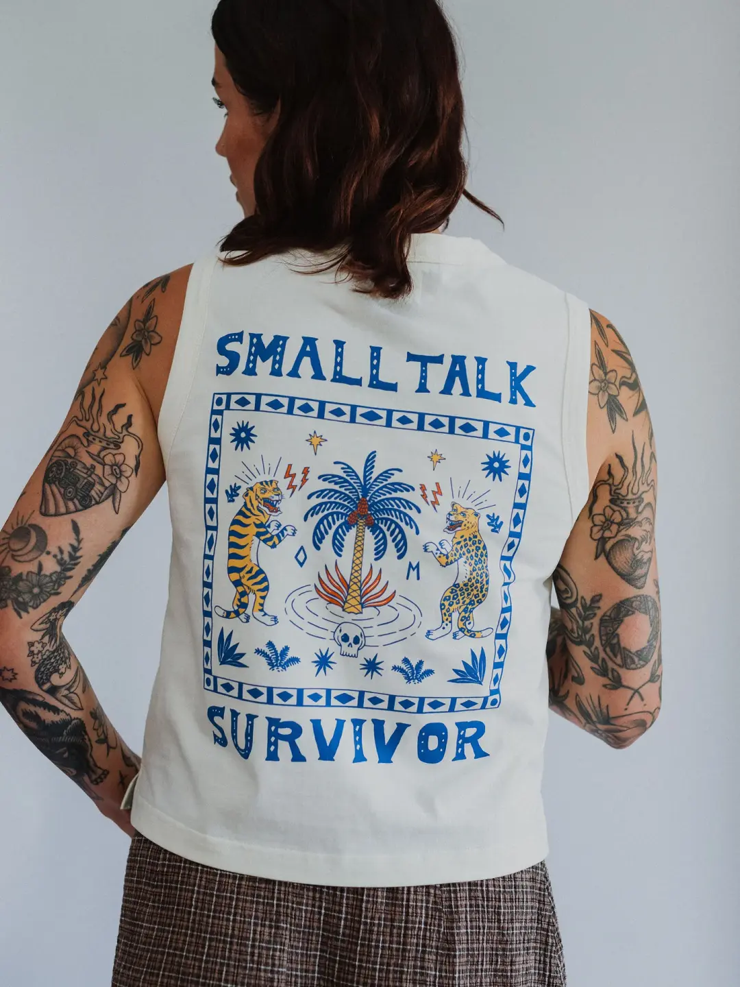 Small Talk Survivor Tank