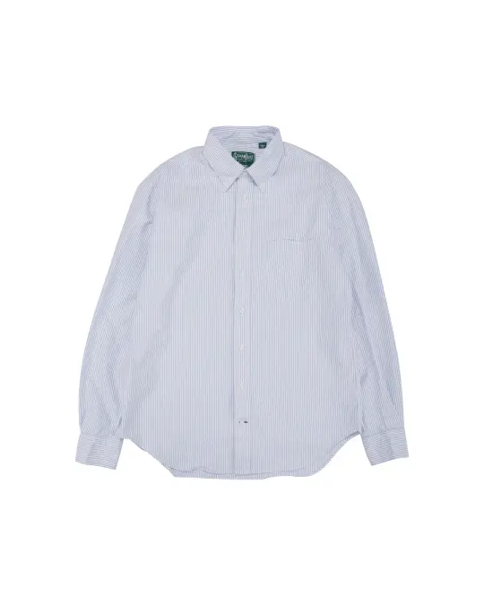 Gitman Vintage Bros. Blue Stripe Oxford Long Sleeve