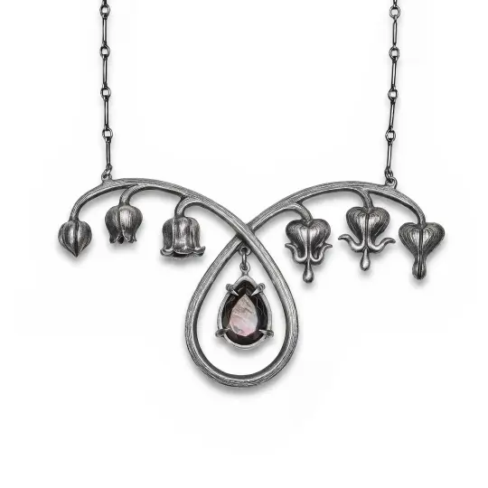 An End to Sorrow. Black Mother of Pearl. Necklace. *Limited*
