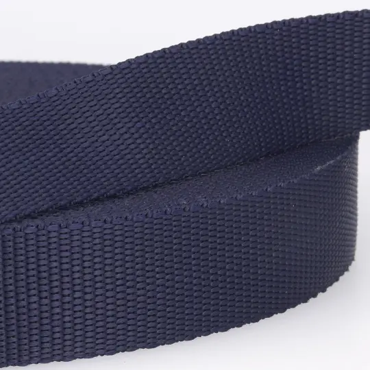 40mm Polypropylene Webbing in Navy