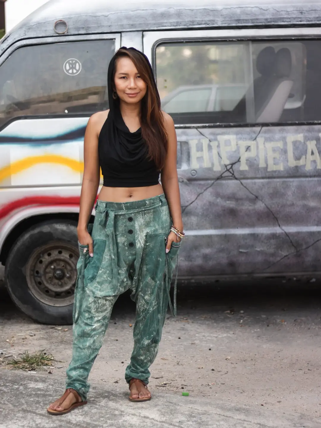 Cyberpunk Harem Pants Women & Men Gecko