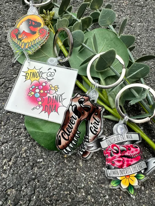 Jurassic Park keychains (4 choices)