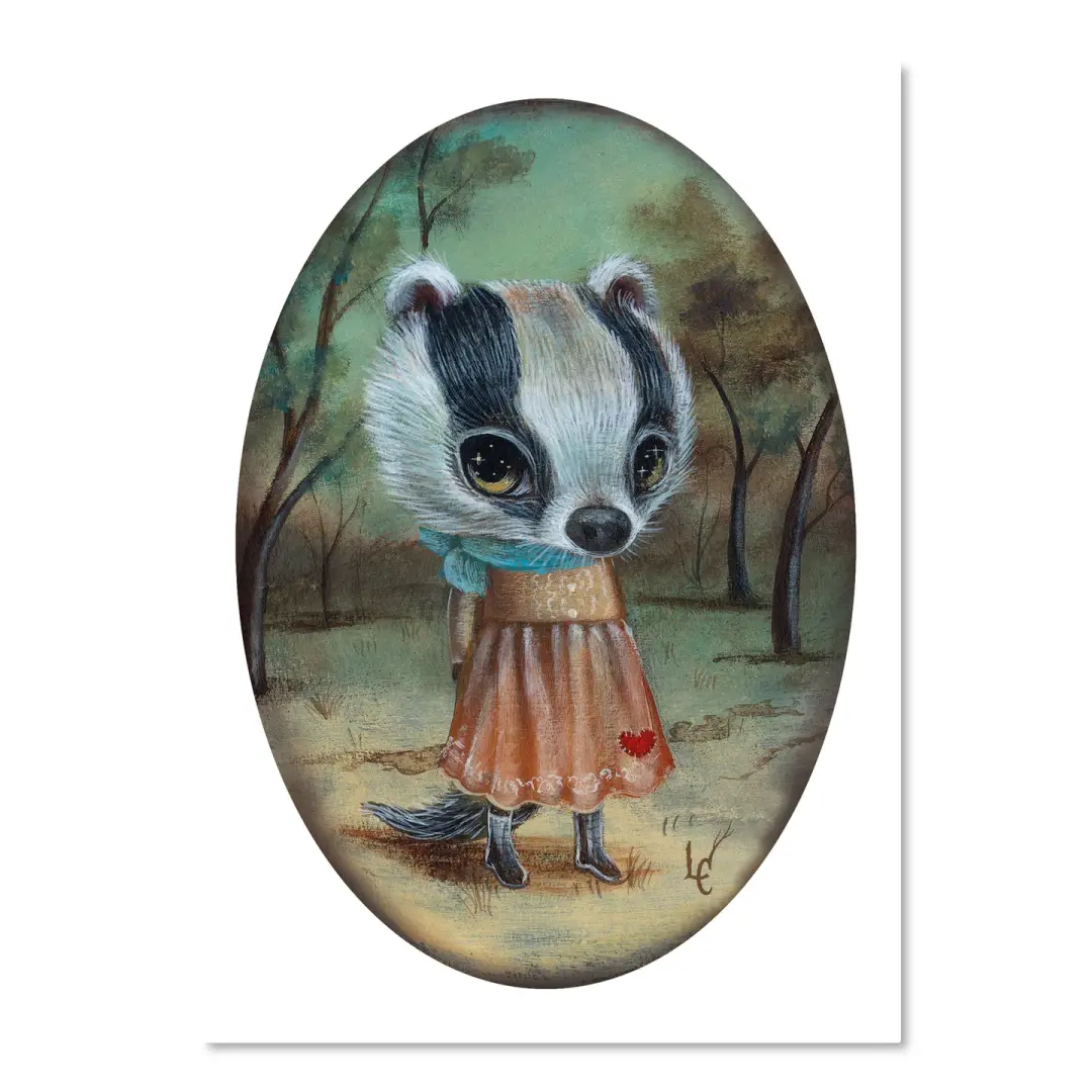 Honey Badger (Mini Print)