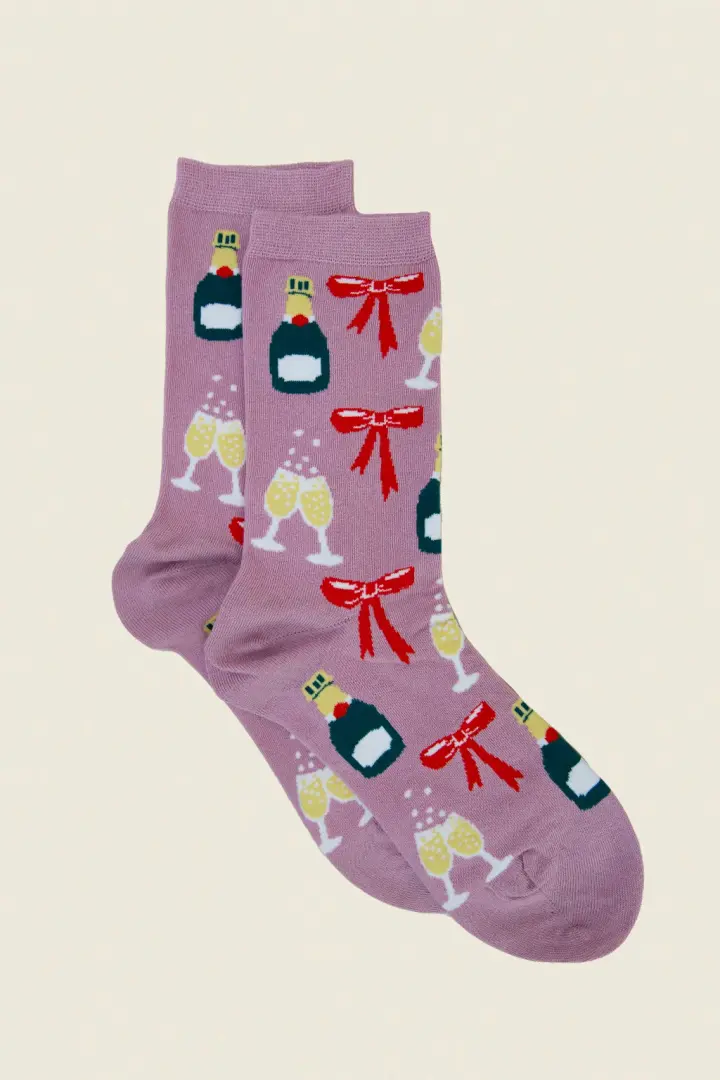 Champagne Toast Socks