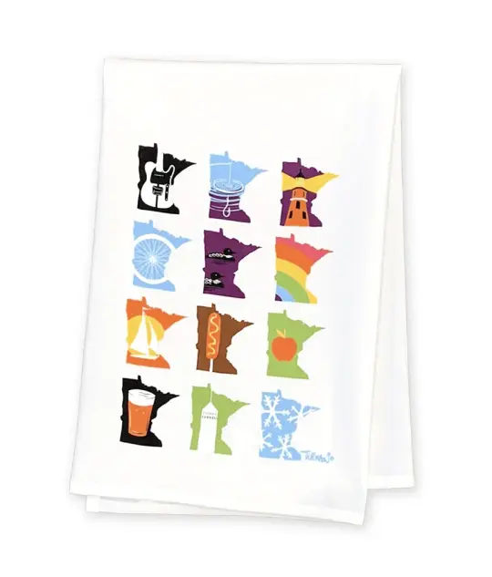 MN Months Tea Towel