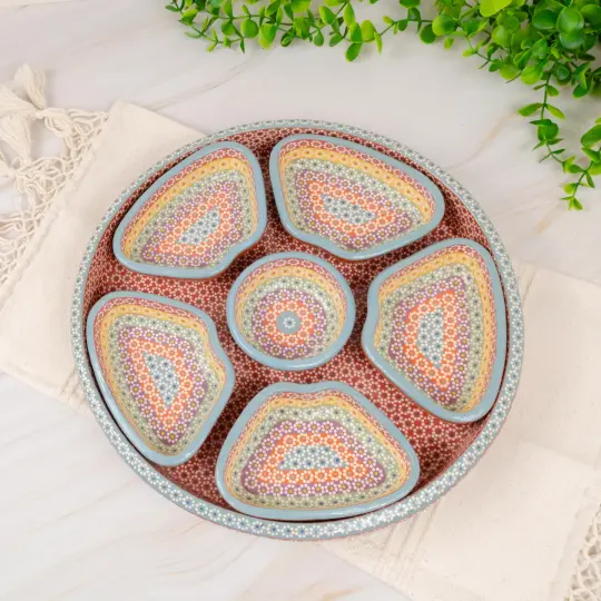 Capula Modular 7-Piece Round Serving Set