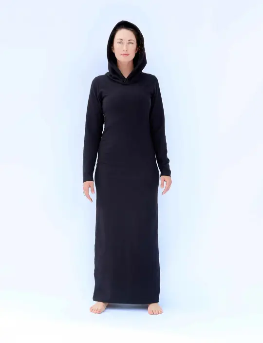 Hooded Pencil Long Dress