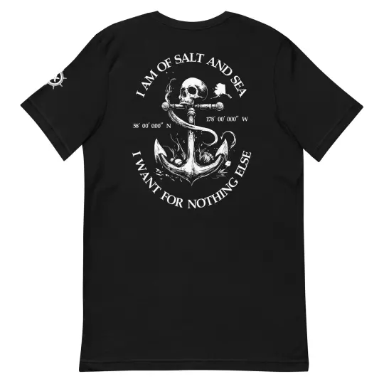 Of Salt & Sea Unisexy Tee - Black