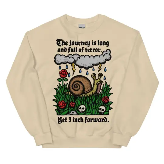 The journey is long and full of terror sweatshirt