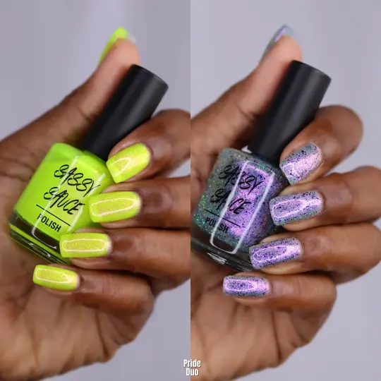 Sassy Sauce Polish: Pride Duo "Inclusion Matters" (Reflective) and "Loving Out Loud" *OVERSTOCK*