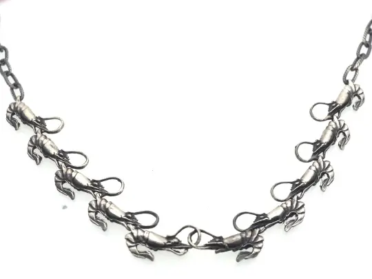 Shrimp chain necklace