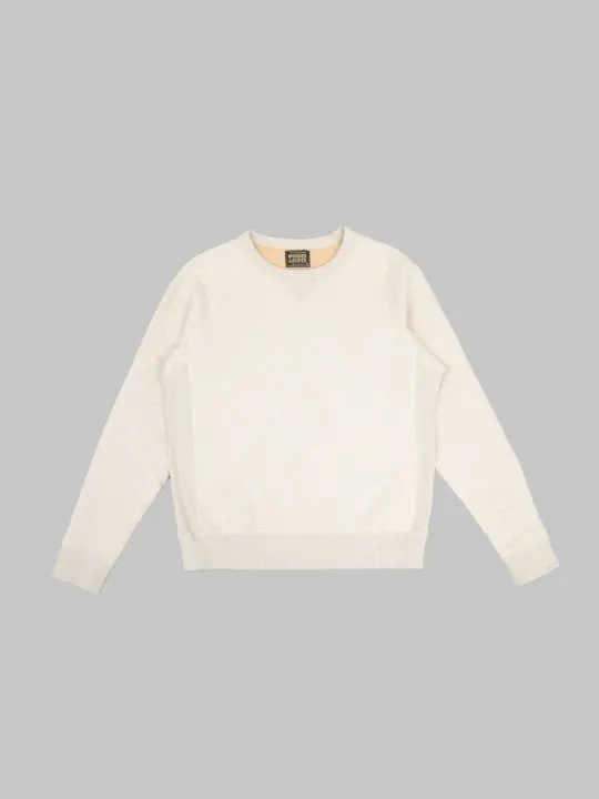 Wonder Looper Pullover Crewneck Fleeced Foxfibre® Oatmeal