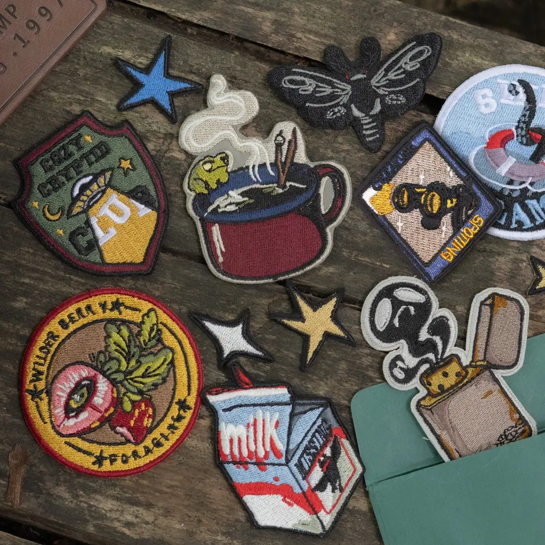 Camp Cryptid Patches - Iron On