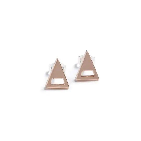 Recast Mini Triangle stud earrings