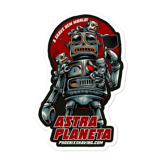 Astra Planeta Vinyl Sticker | 3 Sizes