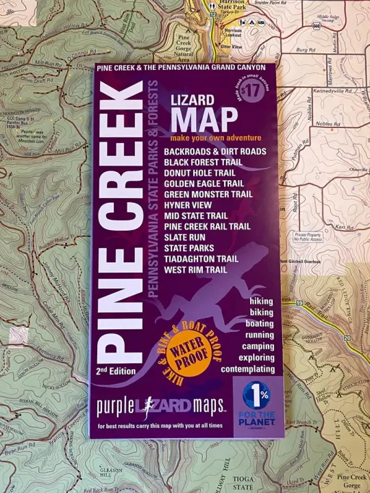 Purple Lizard Maps - Pine Creek