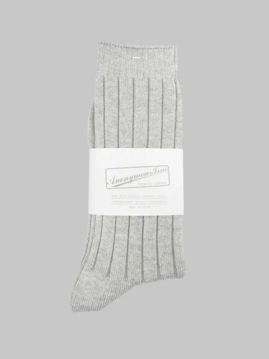 Anonymous Ism Bold Rib Crew Medium Grey