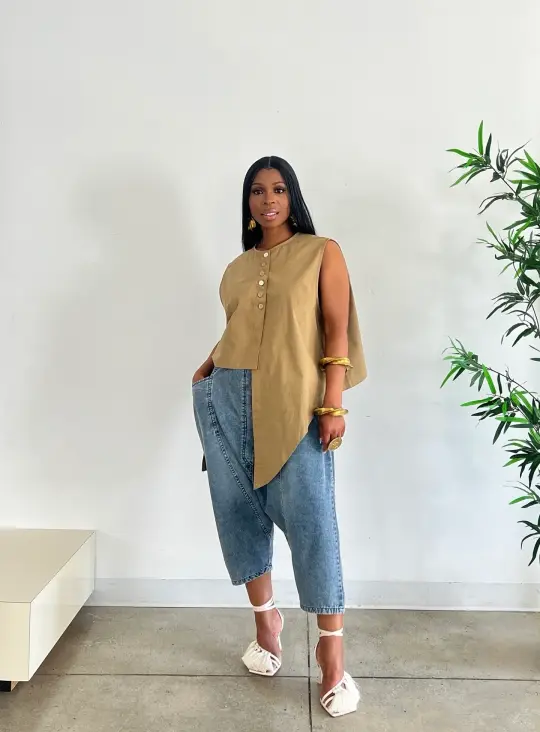 Luna Irregular Vest