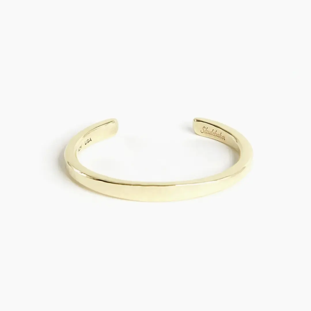 Heavyweight Workshop Cuff in Polished Brass