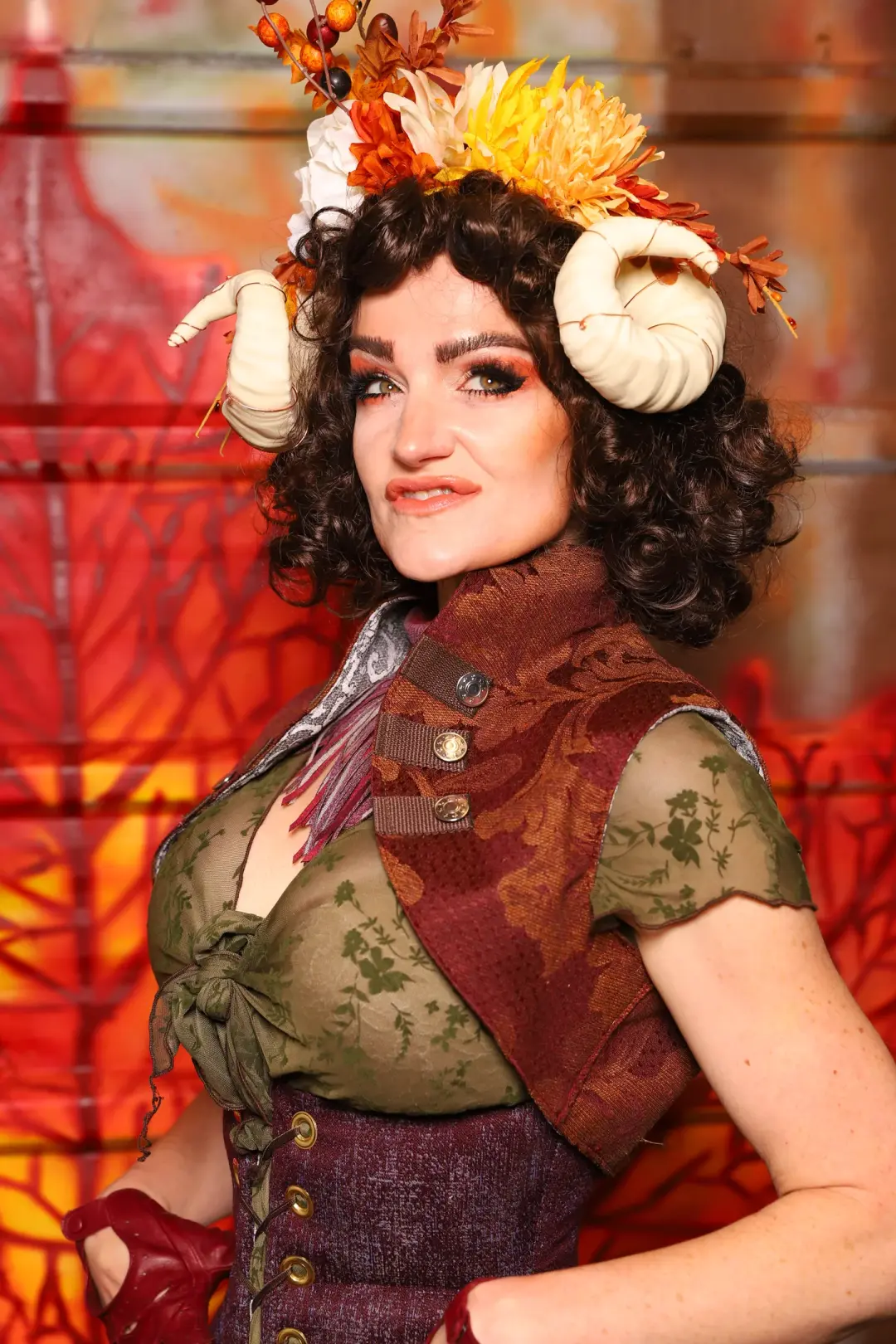 33. Sgt pepper in Burgundy & Gold Vine -  The Fall Fabulosity! Collection