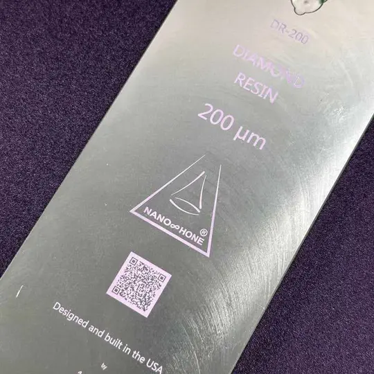 Nano Hone DR-200 200 Micron Diamond Resin Plate