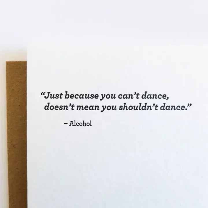 "You Can't Dance" Card
