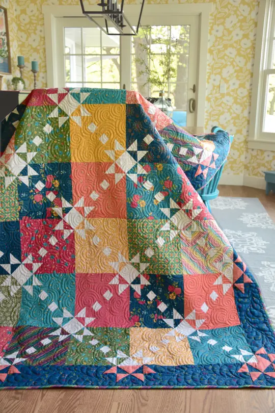 Sashiko Stars kit  in Market Street