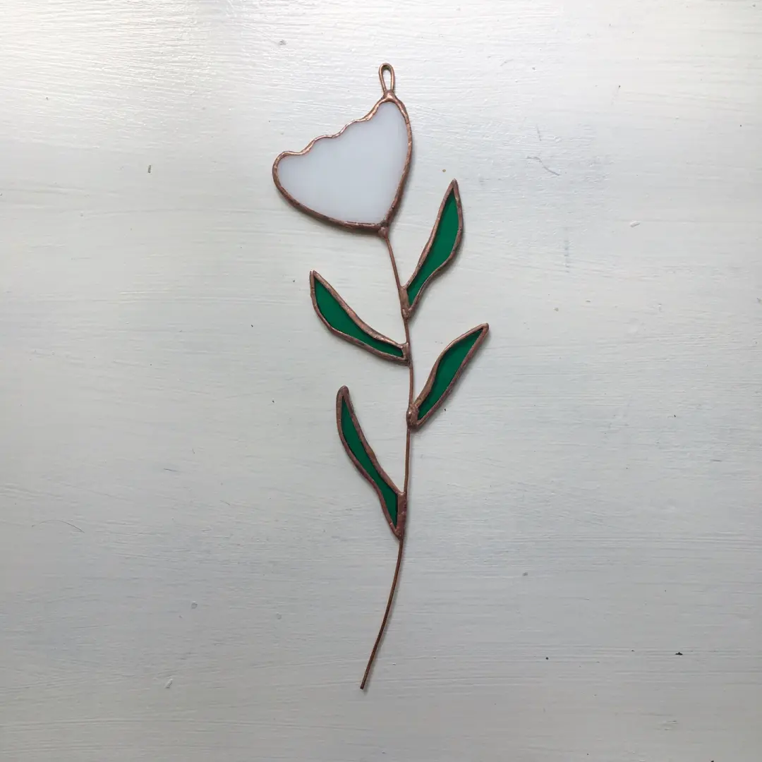 Let Love Grow White Stem - ABJ x BreatheLiveExplore