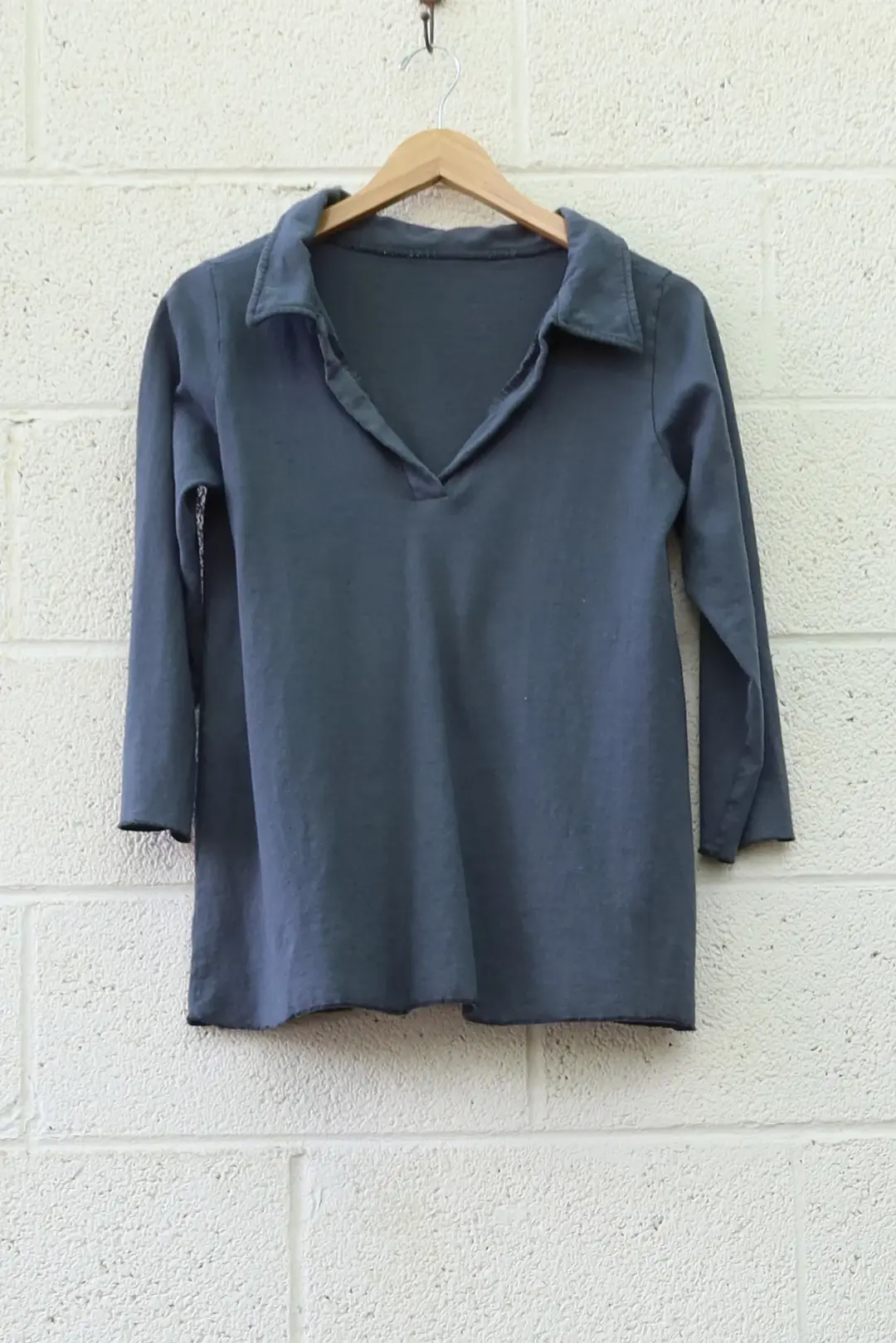 SAMPLE SALE - Preppy Ojai Shirt / S / Med Hemp / Grey / (217)