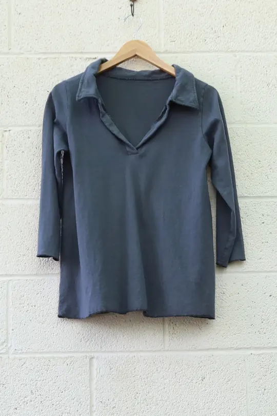 SAMPLE SALE - Preppy Ojai Shirt / S / Med Hemp / Grey / (217)