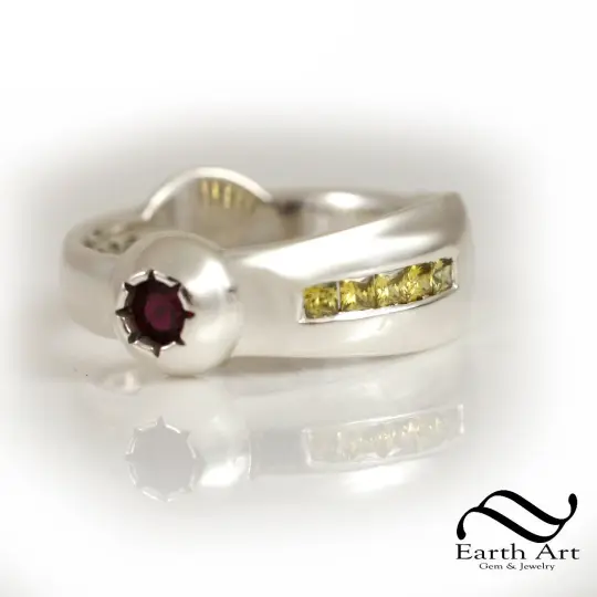 Mens Mega Blaster Themed Ring