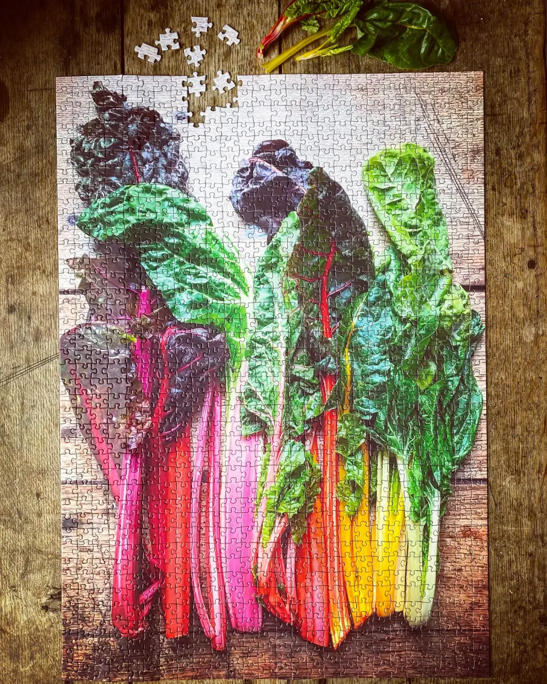'Rainbow Chard' 1000 Piece Limited Edition Jigsaw