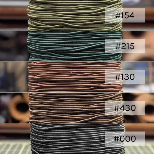 2mm Elastic Shock Cord Curated Bundle | Deep Woods