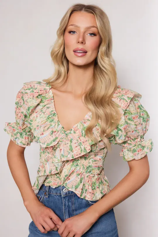 Julian Top in Cream
