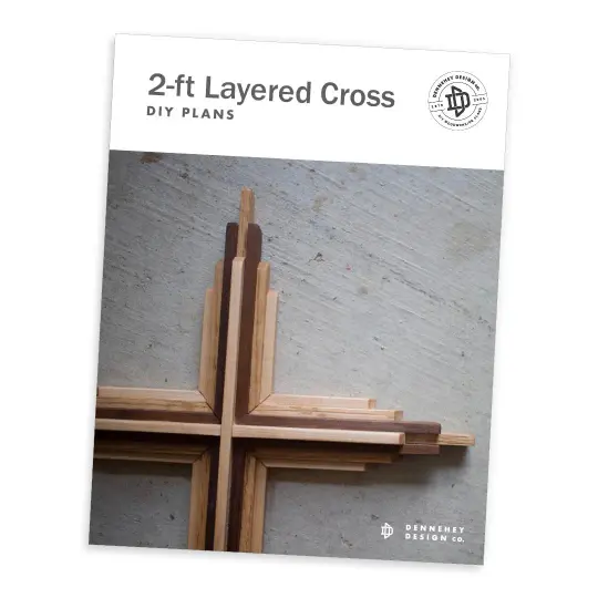 Two-Foot-Tall DIY Wooden Cross Plans