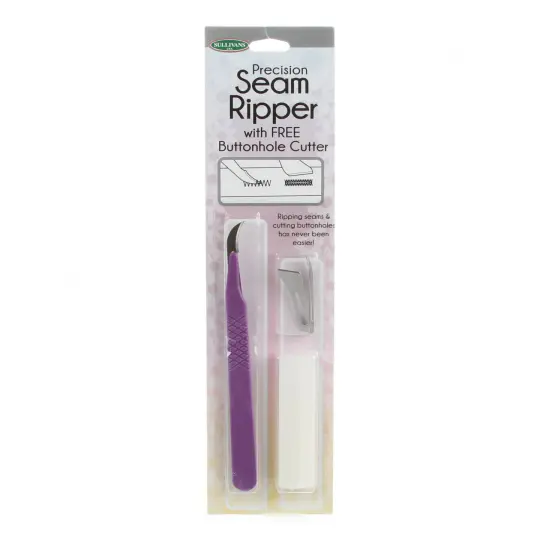 Precision Seam Ripper w/Buttonhole Cutter