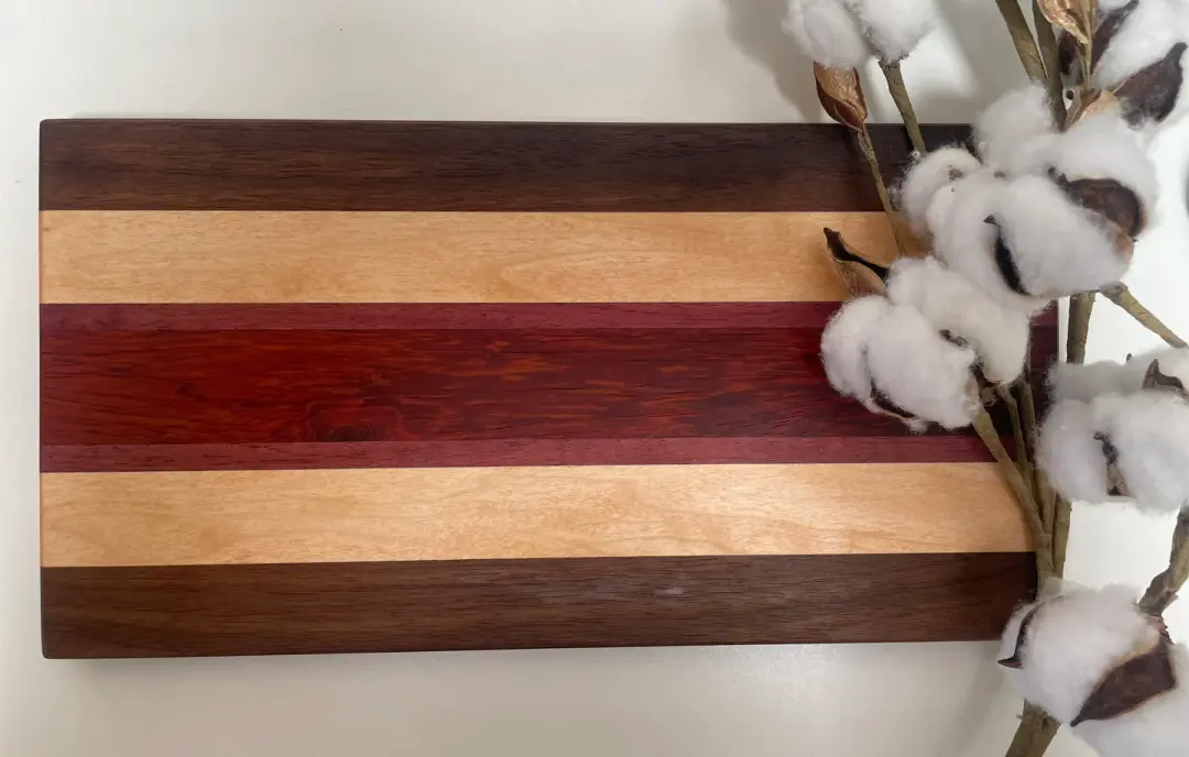24M005 - Mixed Walnut, Maple, Purpleheart, Padauk