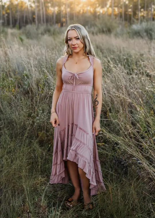 Alouette Dress in Lilac