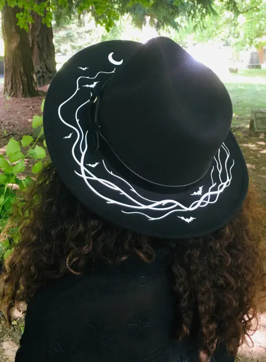 Haunted Vines Vegan Felt Hat